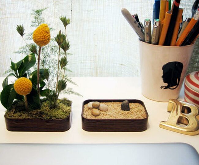 Golden "B" Brightens Workspace
